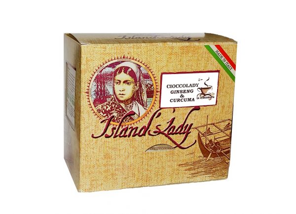 Island's Lady Linea professionale Cioccolata Calda in bustine 15 pz GINSENG E CURCUMA