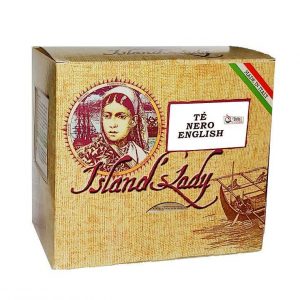 Te Island's Lady Linea Professionale Box 15 Filtri Piramidali THE NERO ENGLISH