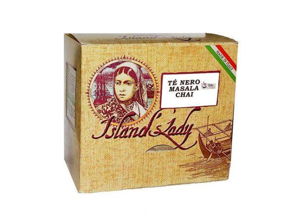 Te Island's Lady Linea Professionale Box 15 Filtri Piramidali THE NERO MASALA CHAI