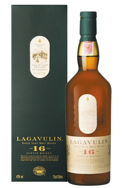 Islay Single Malt Scotch Whisky Aged 16 Years Lagavulin con Astuccio