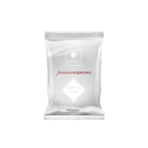 100 Lollo Caffe Capsule compatibili Nespresso argento
